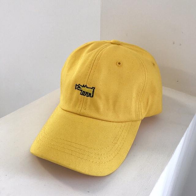 MŨ PHỚT MŨ NÓN KẾT MŨ LƯỠI TRAI ULZZANG CÚN VÀNG LOẠI 1 THÊU HÌNH NỔI HOTTREND