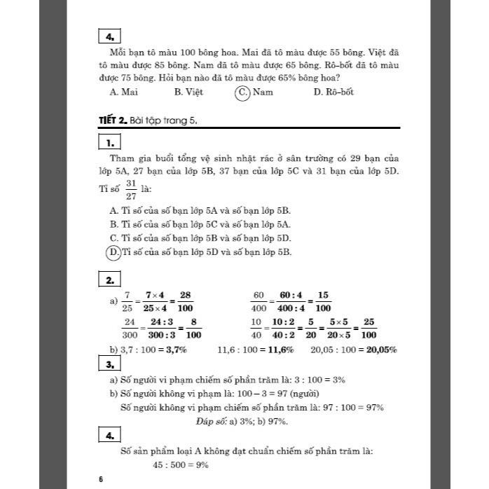 Sách - Hướng dẫn giải vở bài tập toán 5 - tập 2 (bám sát sgk kết nối tri thức với cuộc sống) - HA