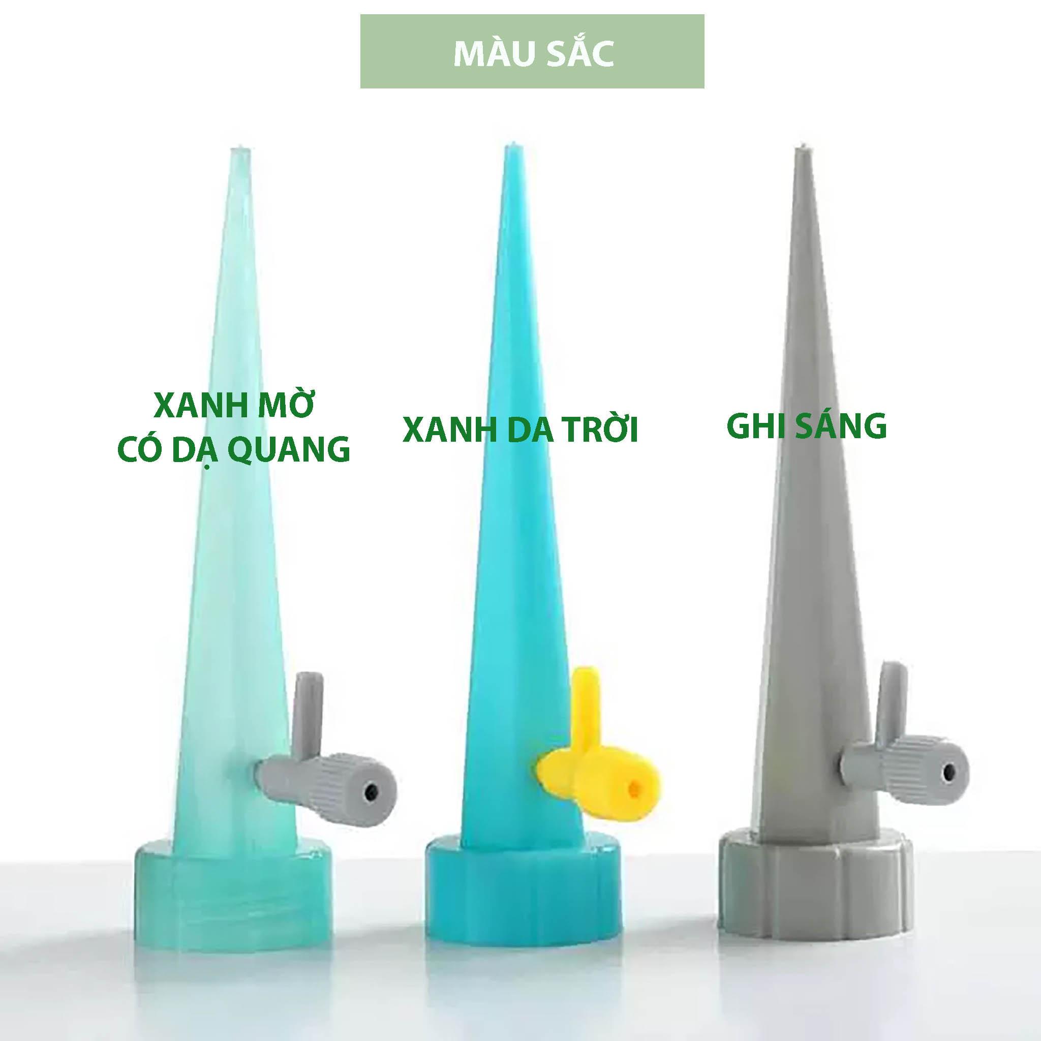 Set 12 Vòi Tưới Cây Tự Động TH Garden Nhỏ Giọt Chảy Chậm - Vòi Tưới Nước Tự Động Lắp Vừa Nhiều Mẫu Chai Trên Thị Trường ( Lavie, Coca, 0 Độ...)