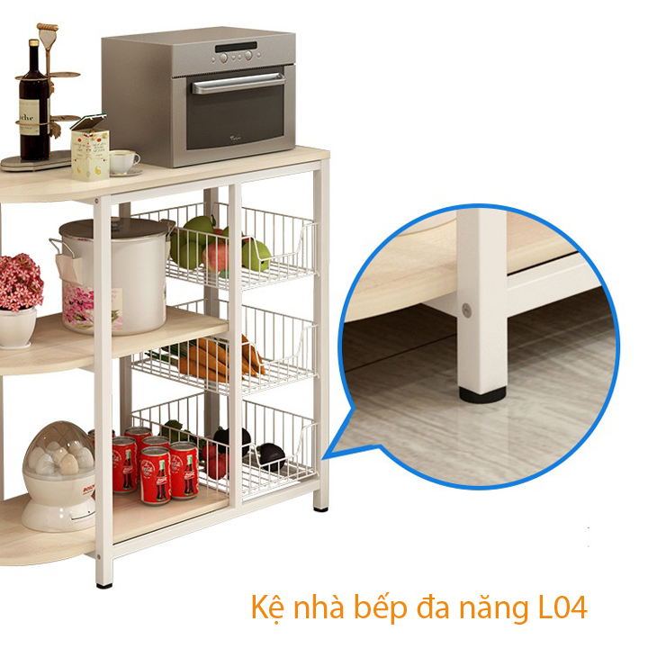 Kệ để đồ nhà bếp phòng khách đa năng OCL04