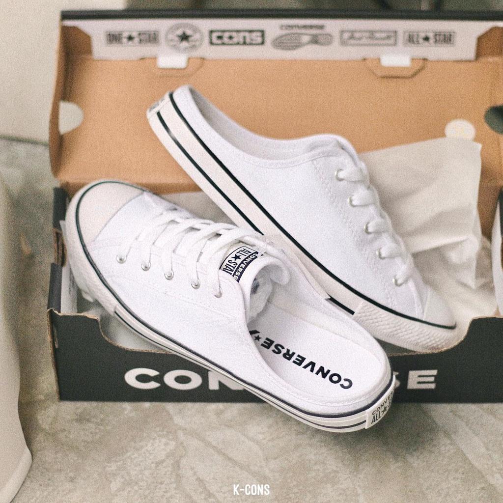 Chuck Taylor All Star Dainty Mule | Sục Converse Thể Thao Trắng Vải 567946C