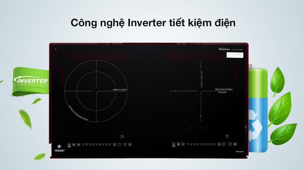 Bếp từ hồng ngoại lắp âm Pramie 2108 - Hàng chính hãng