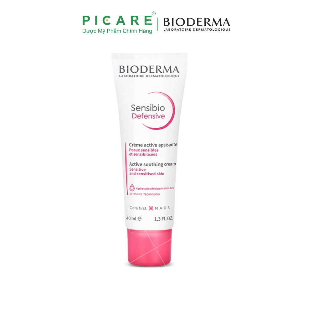 Kem Dưỡng Ẩm Và Làm Dịu Da Dành Cho Da Nhạy Cảm Bioderma Sensibio Defensive 40ml