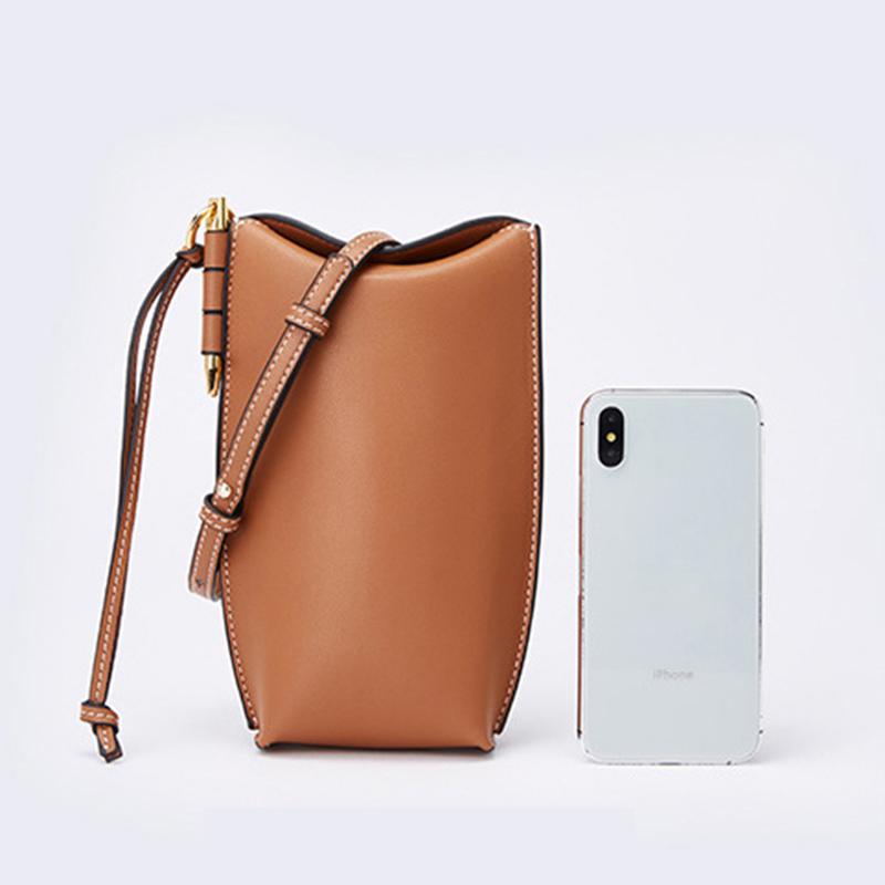 Bao Da Chính Hãng Xô Túi Túi Điện Thoại Di Động Mới Túi Xách Mini Retro Túi Xách Da Nữ Túi GN-SB-fgmnxb