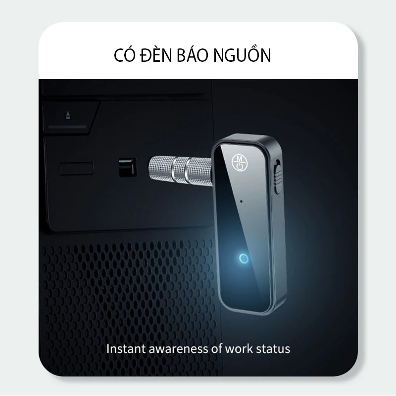 ROGTZ Thiết Bị Thu Phát Không Dây 3.5mm AUX Bluetooth 5.0 C28 - Hàng Nhập Khẩu