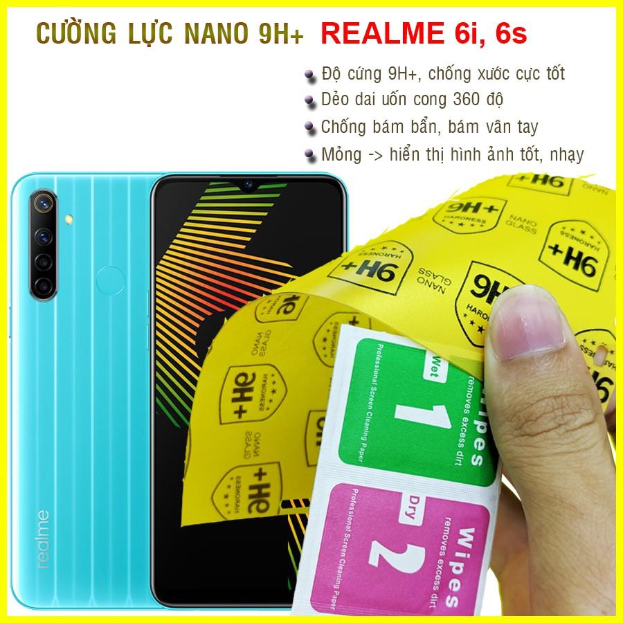 Dán cường lực dẻo nano dành cho  Realme 6i, 6s