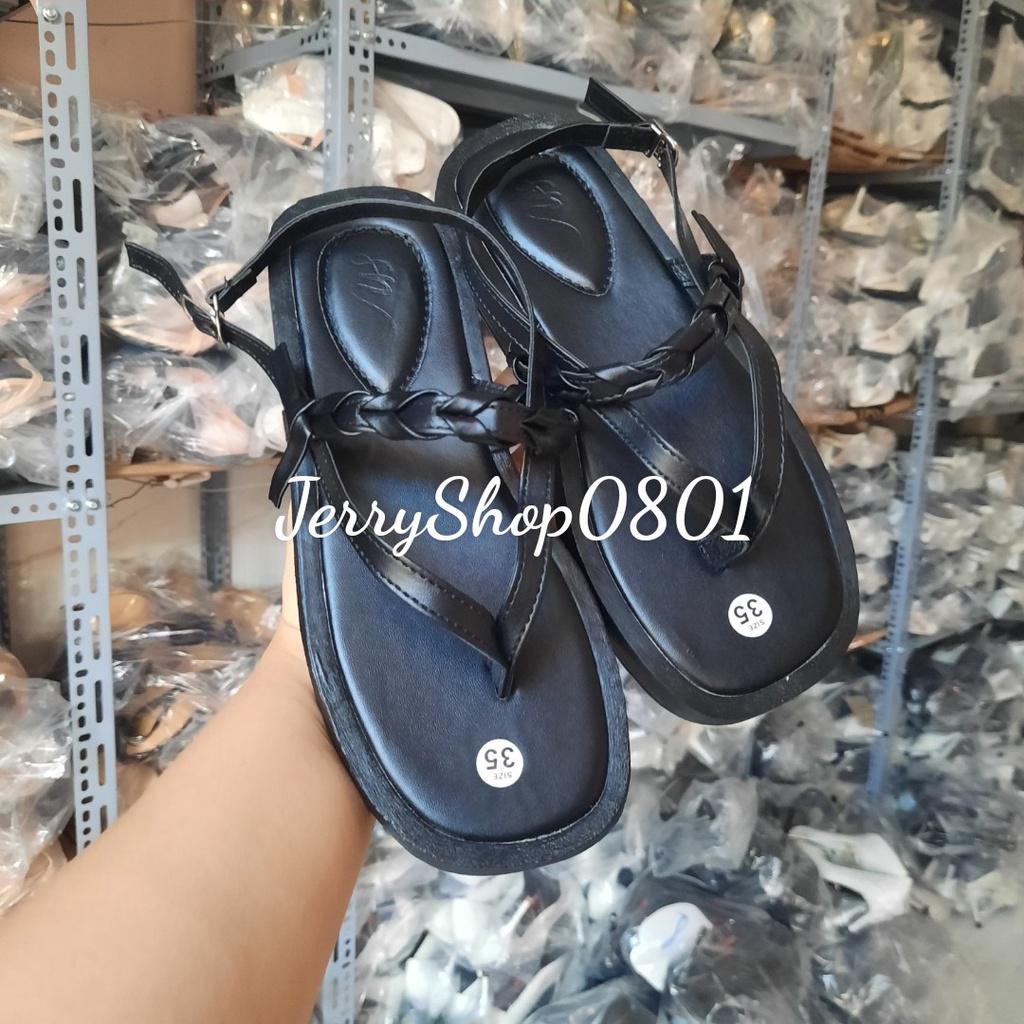 Sandal nữ ĐẾ BÁNH MÌ QUAI TAM GIÁC 3 DÂY cá tính