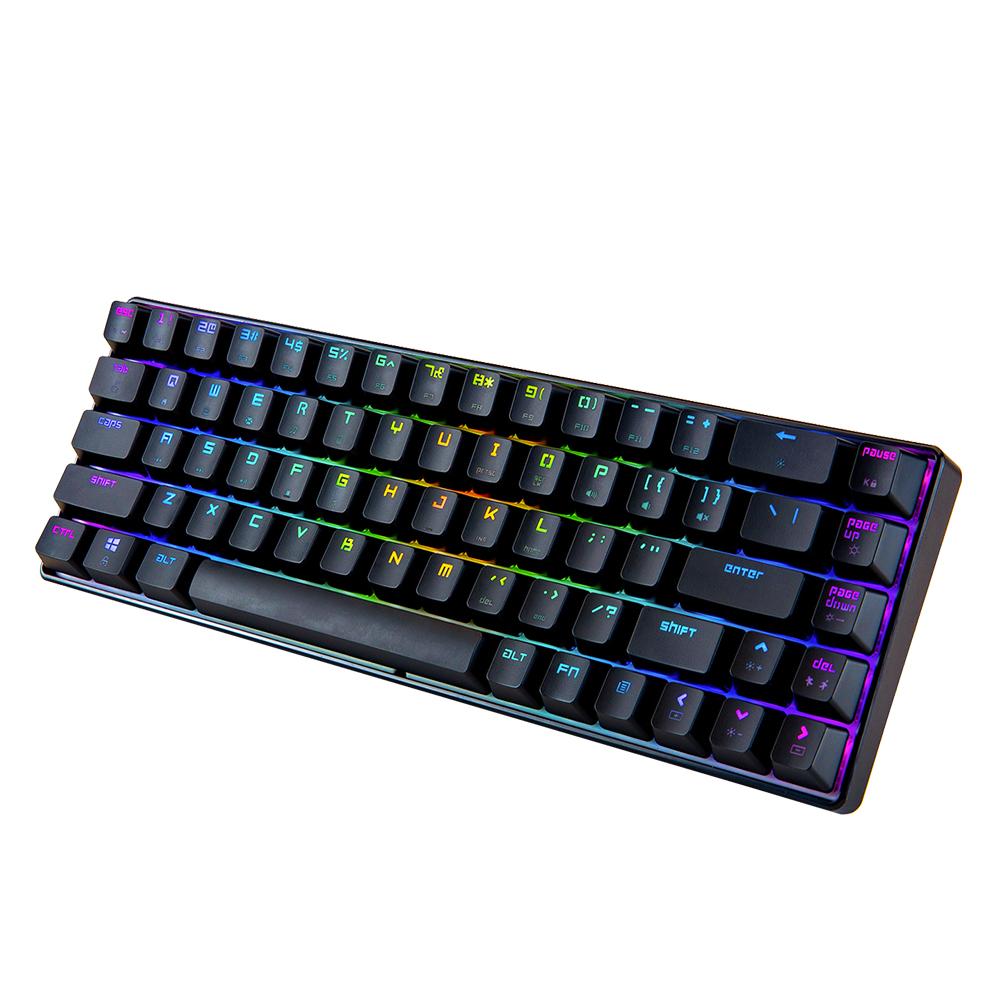 68 Phím Magic-Refiner MK đèn nền RGB Bảng kim loại