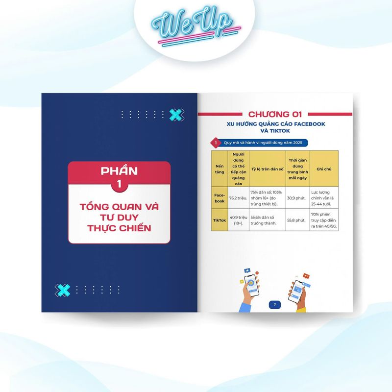 Combo 2 sách: Hướng dẫn chạy quảng cáo Facebookk - Tiktok, 100 Bài mẫu content áp dụng là nổ đơn (Combo/lẻ)