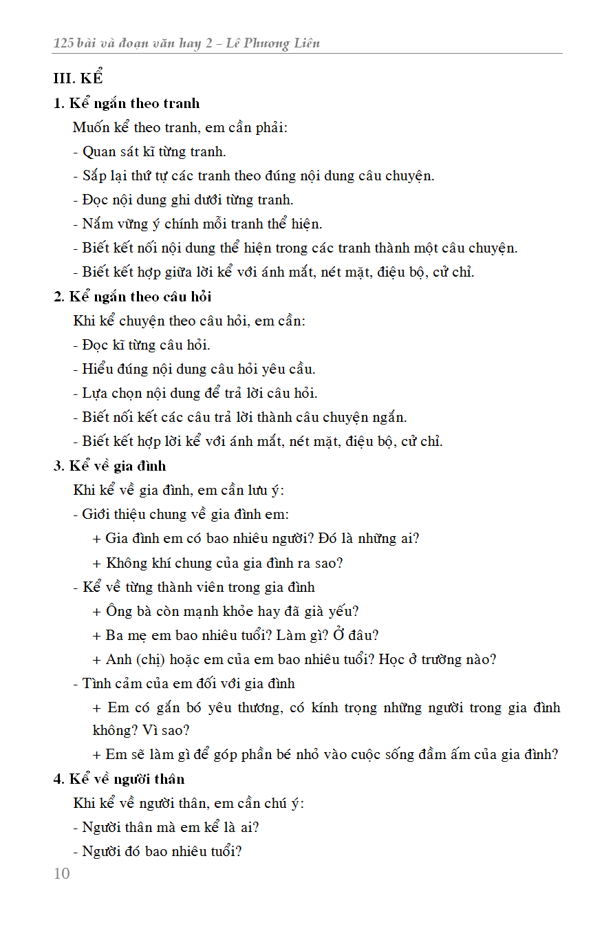 125 Bài & Đoạn Văn Hay 2