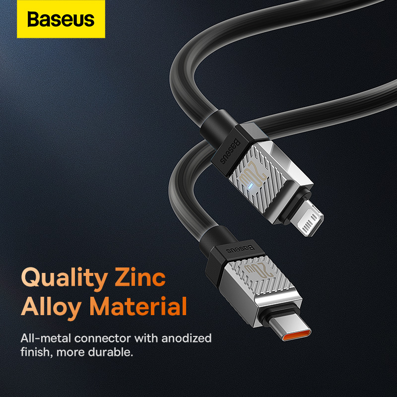 Cáp Sạc Nhanh C to iP Baseus CoolPlay Series Fast Charging Cable Type-C to iP 20W (Hàng chính hãng)