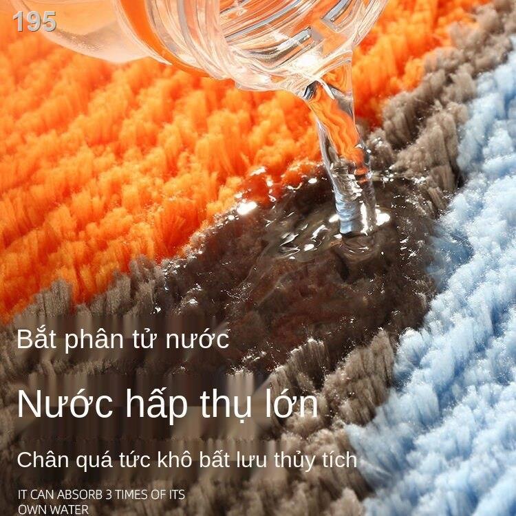 【Mới nhất 】Phòng tắm thấm nước thảm trải sàn cửa chống trượt hộ gia đình bước ngủ ra vào nhà vệ sinh