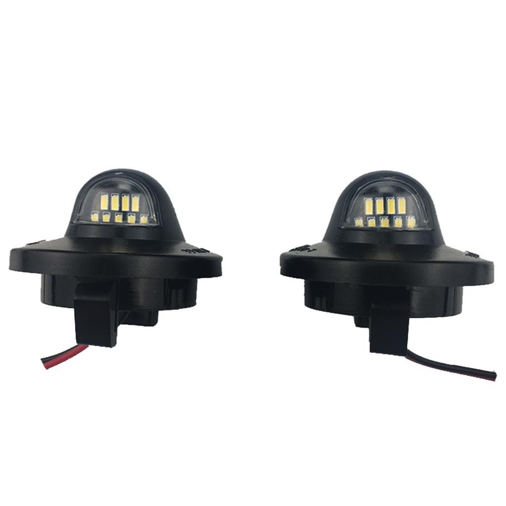 Car Led Rear  Number Plate Light for  1990-1999,