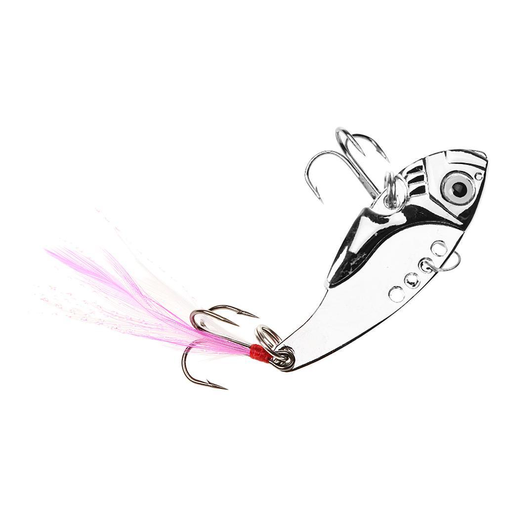 Pack of 10 Assorted Metal Fishing Lures Bass CrankBait Spoon Crank Bait Tackle