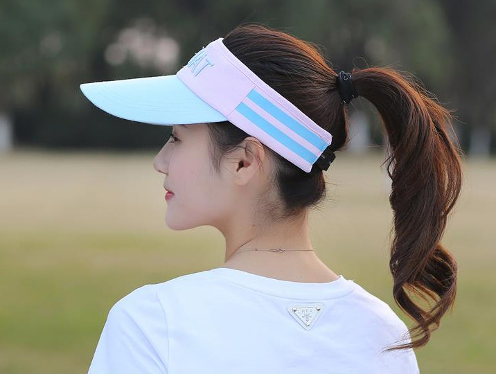 Nón kết nưa đầu thể thao nữ, mũ lưỡi trai nửa đầu chơi tennis- golf cao cấp