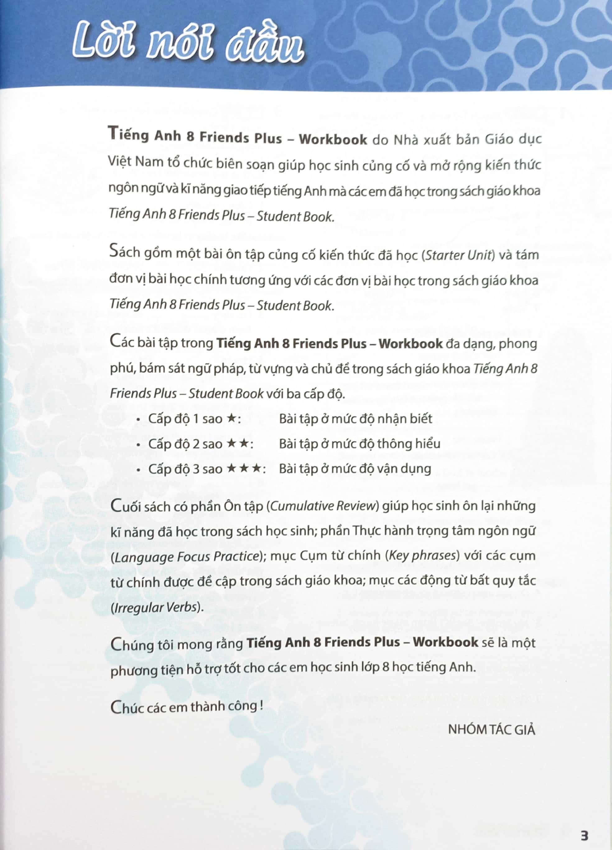 Tiếng Anh 8 Friends Plus - Workbook (2023)