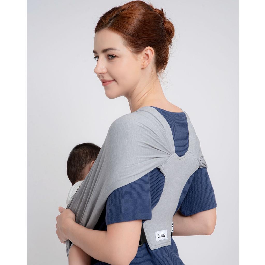 Địu Vải EmBé Sling Dòng Flex Và Flex Plus Màu Grey Cho Bé Từ 0 Đến 24 Tháng Tuổi