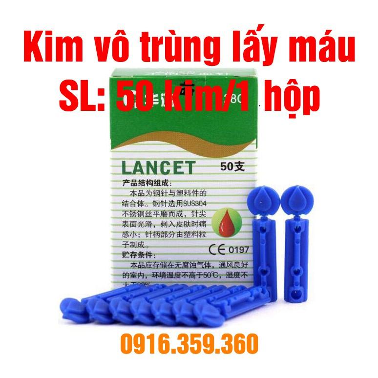 Kim vô trùng lấy máu Lancet 50 kim