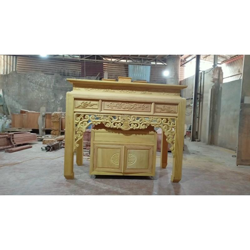 Bàn thờ hiện đại gỗ mít