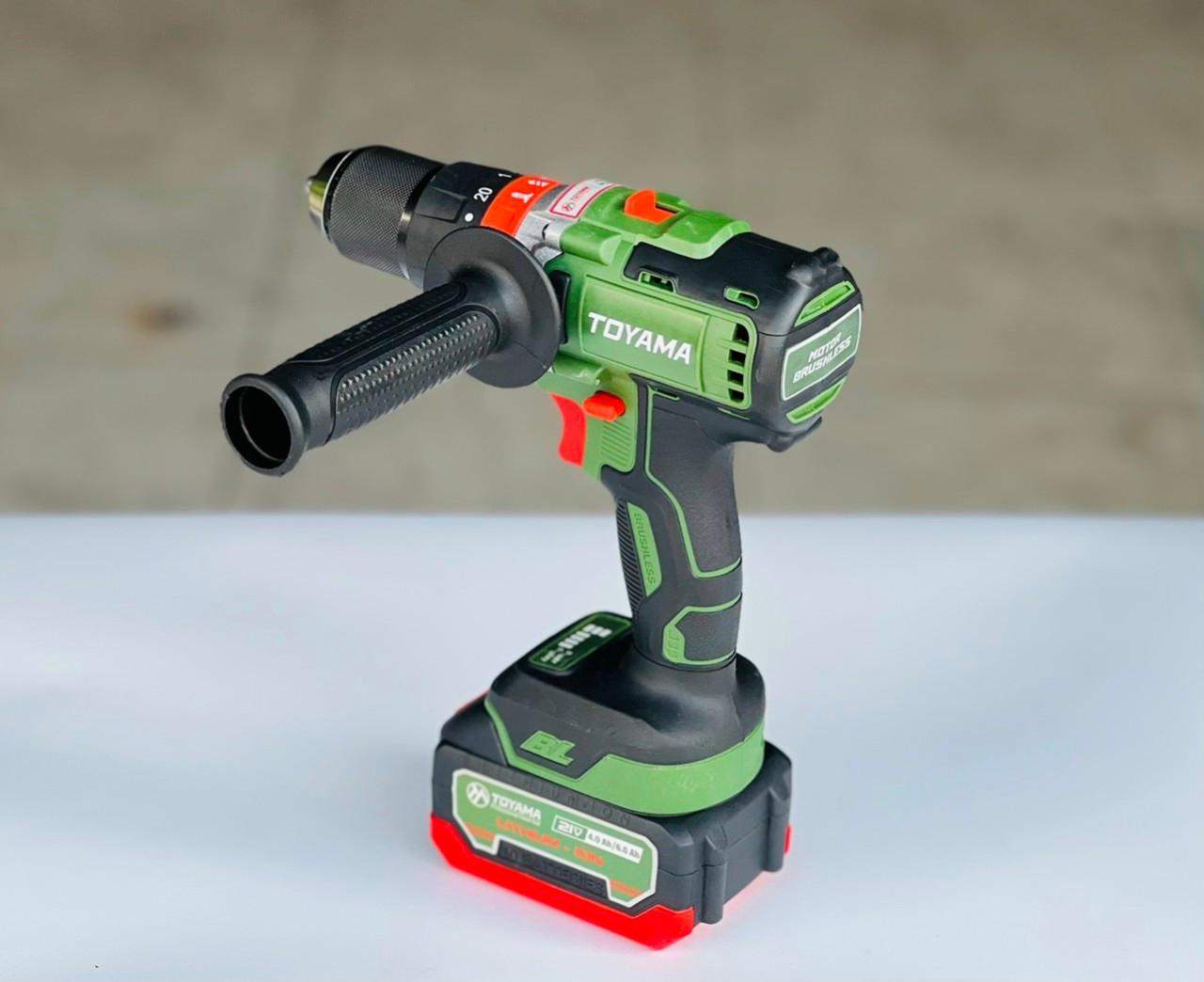MÁY KHOAN ĐỘNG LỰC 13MM DÙNG PIN 21V TOYAMA Z-9 - HÀNG CHÍNH HÃNG