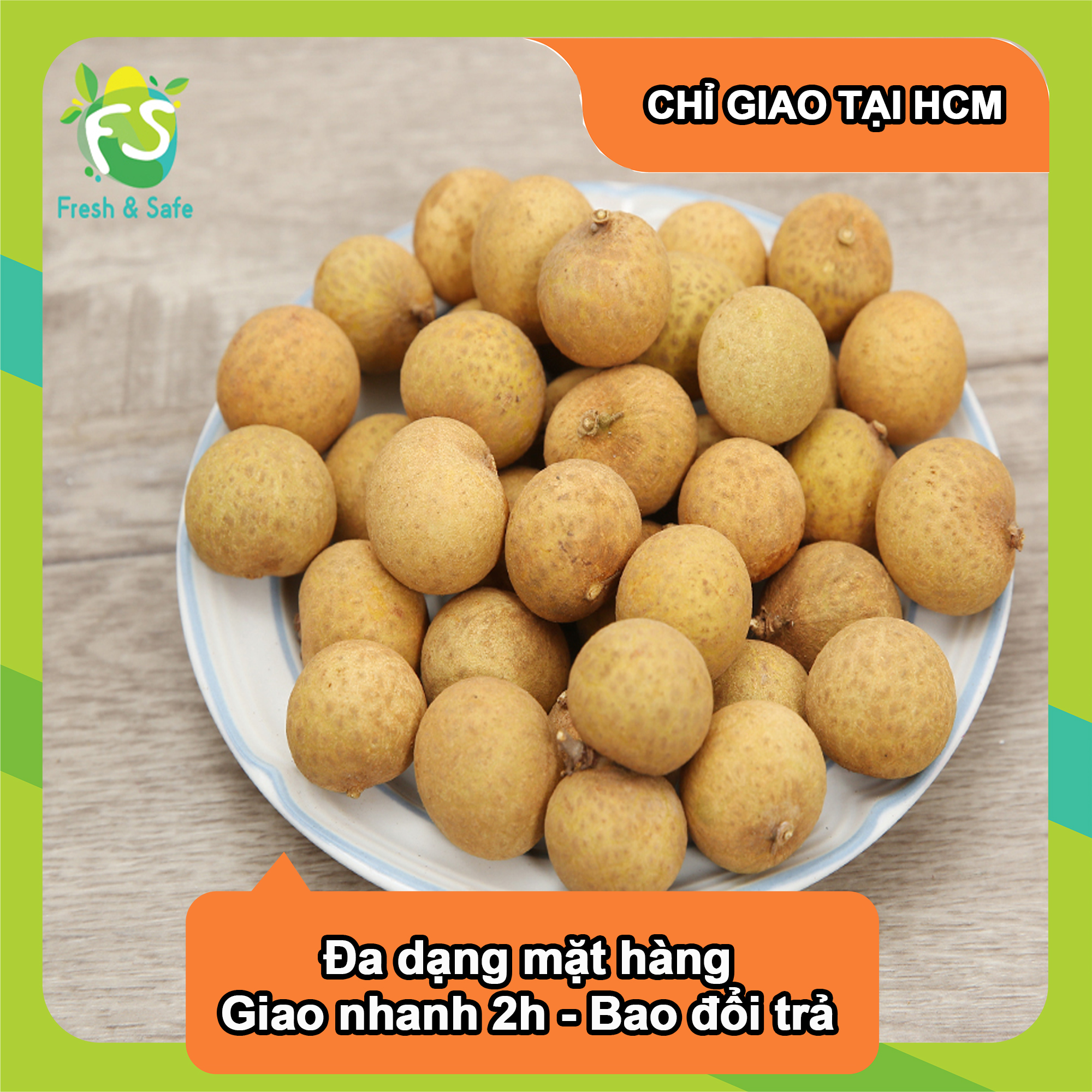 [CHỈ GIAO HCM] Nhãn Thái cành - 1kg