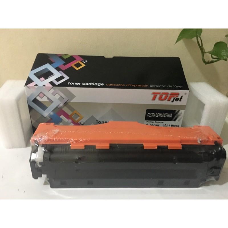 Hộp mực Topjet dành cho máy   HP CP2020/2025/2024/2024n/2024dn/2025n/2025dn/2026/2026n/2026dn/2027/2027n/2027dn/CM2320 - đen/xanh/đỏ/vàng - Hàng Chính Hãng