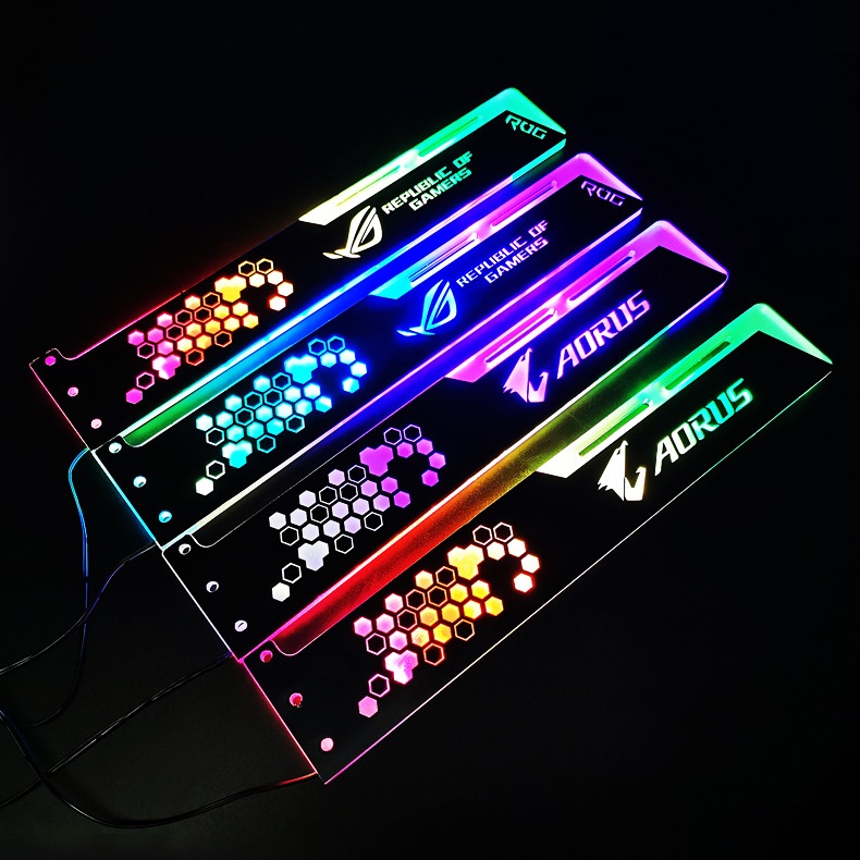 Thanh Led RGB Aorus Rog đồng bộ Hub , Dùng độ trang trí cho VGA máy tính - hàng nhập khẩu