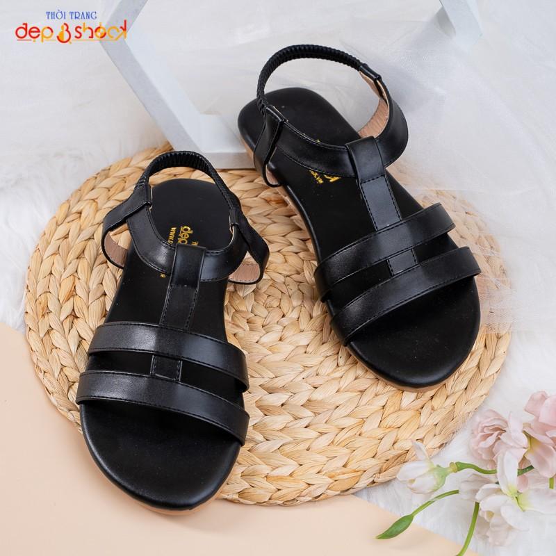 sandal quai ngang hậu thun đế bệt big size Ms 355