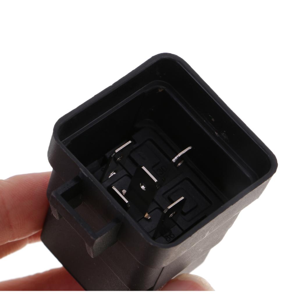 4 Set of 40A 12V 5 Pin Relay Socket Base Terminals for Car Motorcycle Boat