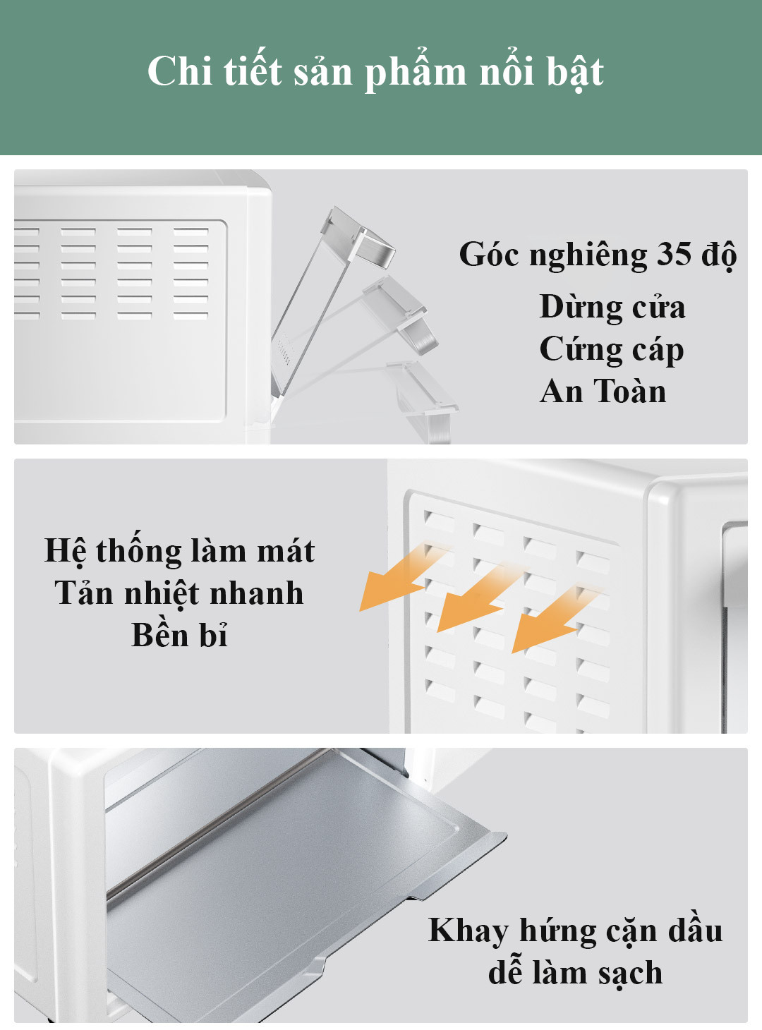 Lò nướng gia đình Viomi 32 lít dung tích lớn, làm bánh và nướng xoay 360 độ tiện lợi Hàng Chính Hãng