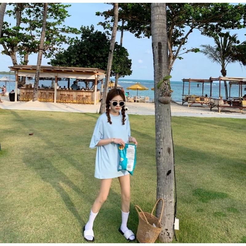 Áo thun trơn basic 100% cotton mềm mịn, hút mồ hôi ulzzang - ẢNH THẬT