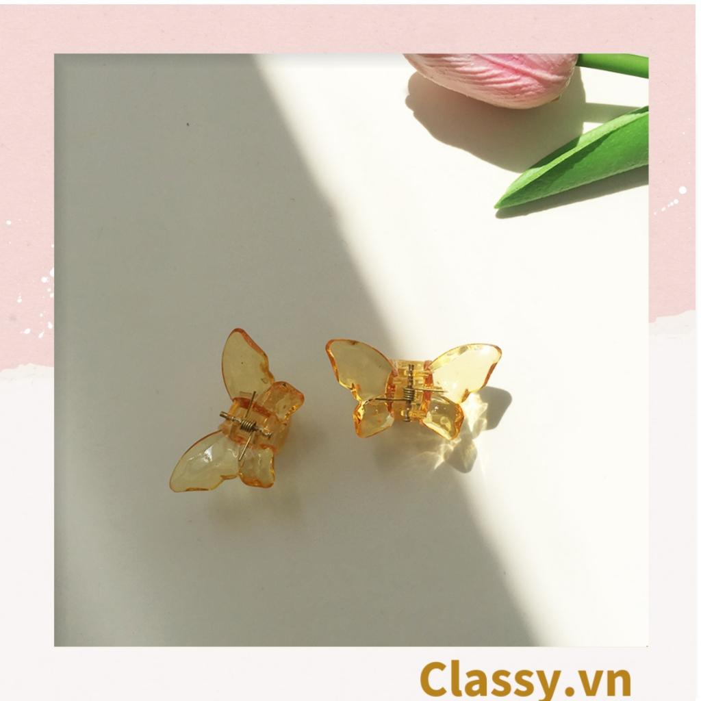 Bộ 10 chiếc Kẹp tóc mái kích thước 3cm, bướm nhỏ phụ kiện tóc dễ thương Classy PK1617