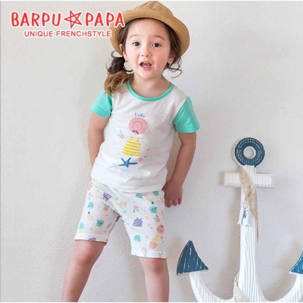 Bộ đồ bé gái Hàn Quốc cộc tay _ Starfish