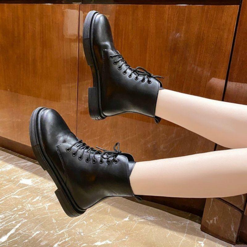 Giày Boots cổ chun da lộn