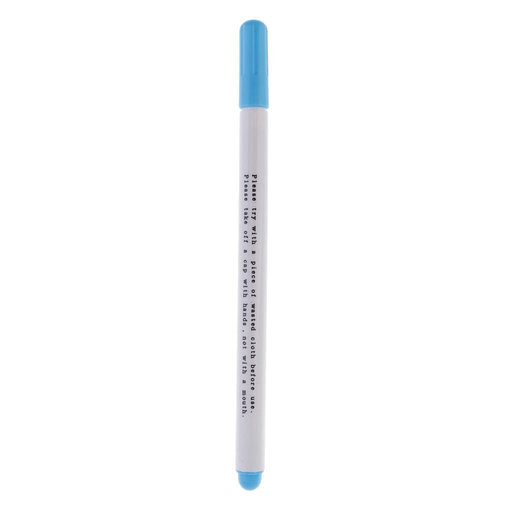 12x Air Water Erasable Pen Marker for Fabric Marking Sewing Supplies Blue
