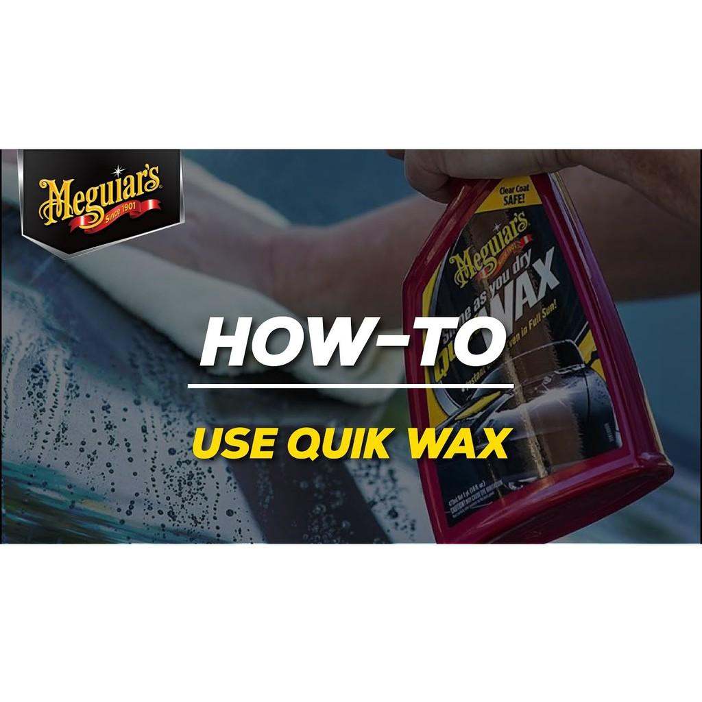 Meguiar's Wax bóng nhanh cho sơn dòng Cleaner - Quick Wax - A1624, 710 ml, 24 oz