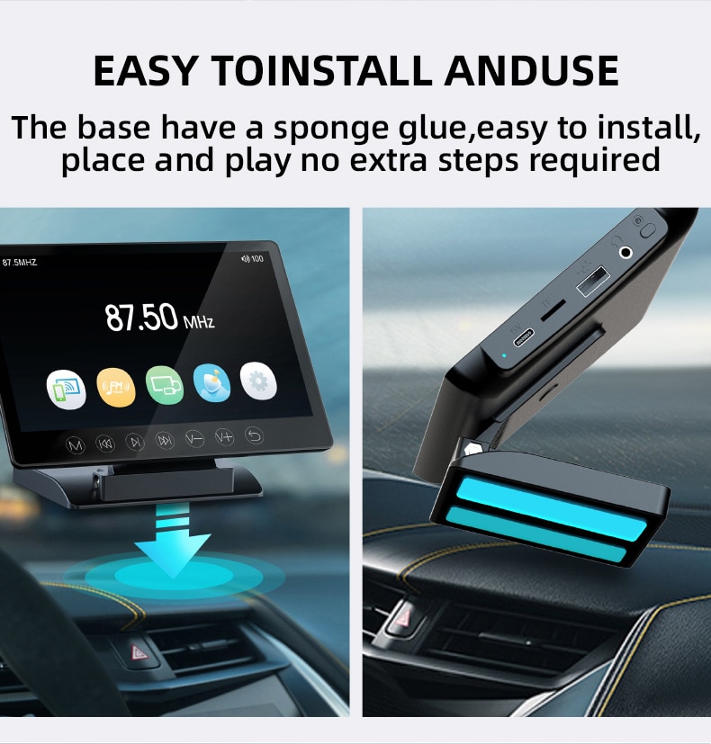 Màn hình giải trí đa phương tiện đặt Taplo cho xe hơi 7 Inch Car Radio Autoradio Stereo Receiver FM TF HD MP5 Player