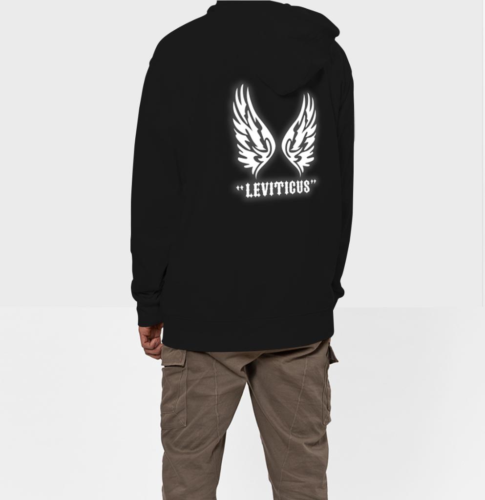 ÁO KHOÁC NỈ HOODIE PHẢN QUANG ĐÔI CÁNH