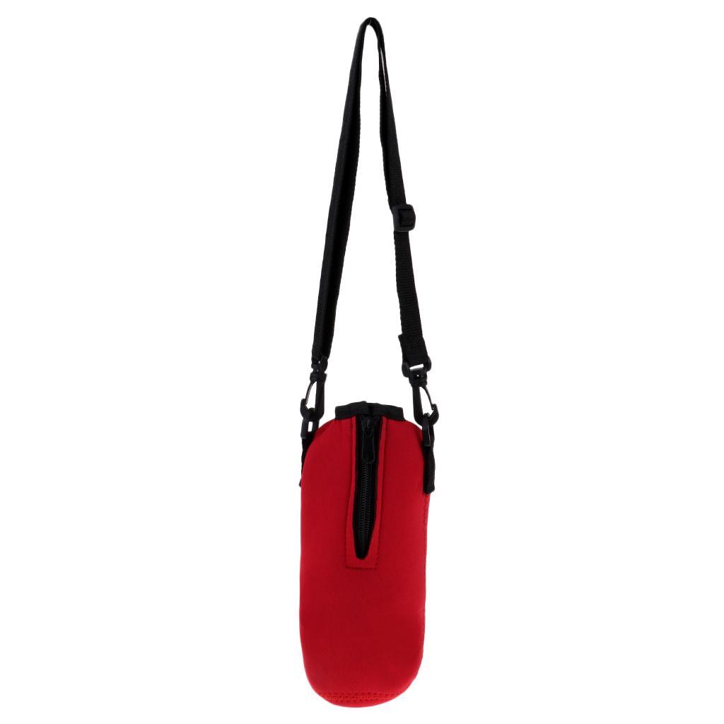 2pcs Water Bottle Holder for 750ml Bottles - Carry, Protect and Insulate Your Flask with Adjustable Shoulder Strap
