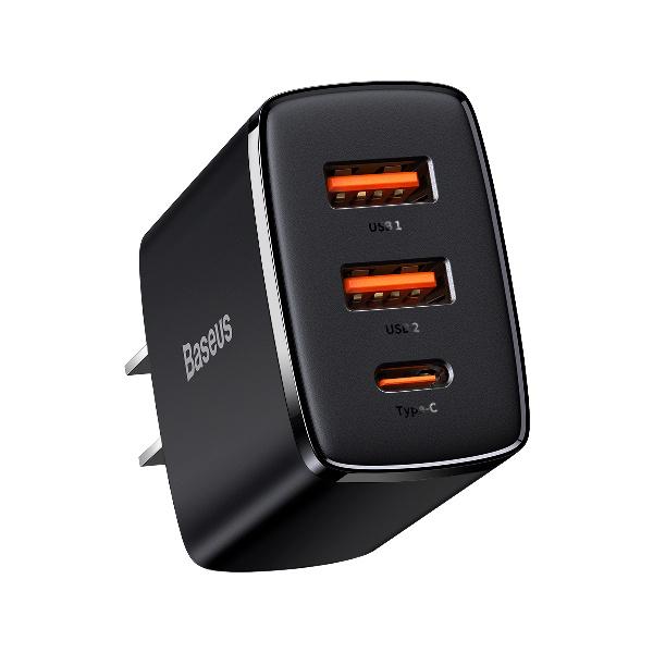 Cốc sạc siêu nhỏ gọn 20W Baseus Compact Quick Charger (USB + Type C, công suất 20W) - Hàng Chính Hãng