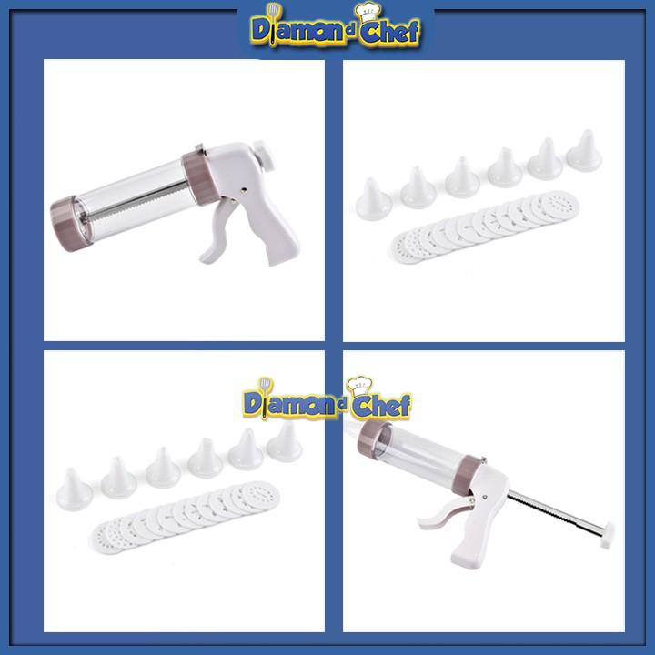 Bộ Cookies Press 12 Mặt Hoa + 6 Đui Tạo Hình
