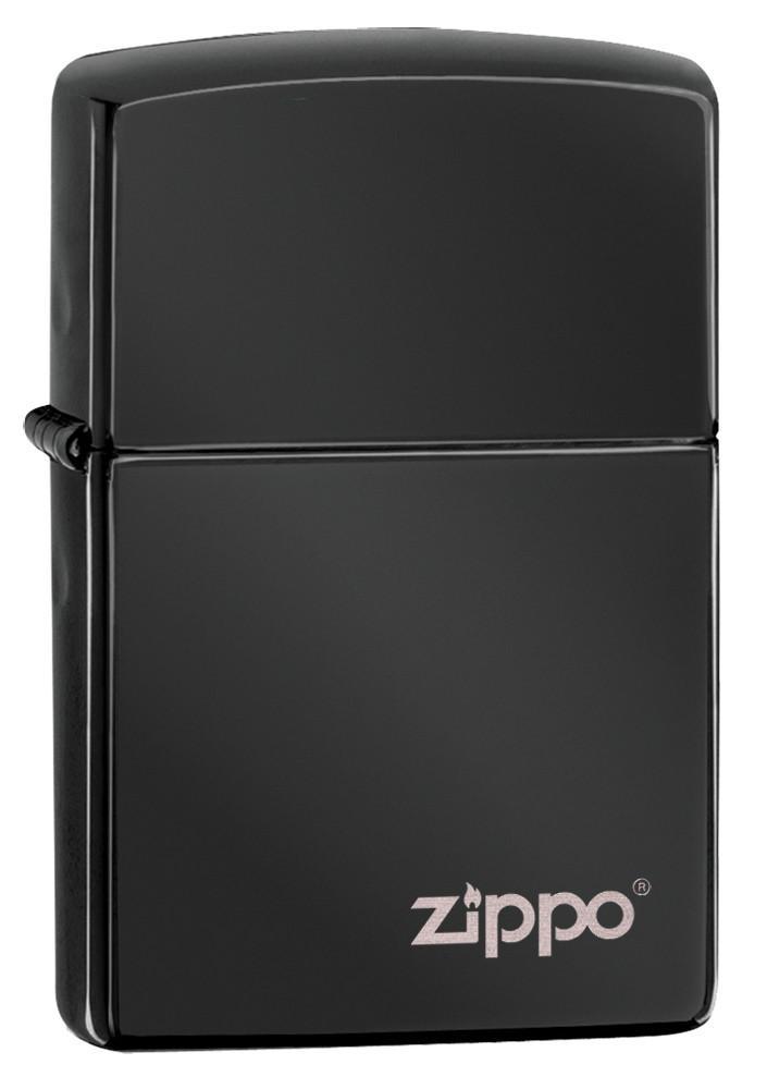 Bật Lửa Zippo Ebony with Zippo Logo 24756ZL