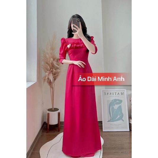 Áo dài hót nhất. áo dài đẹp M402 ÁO DÀI MINH ANH