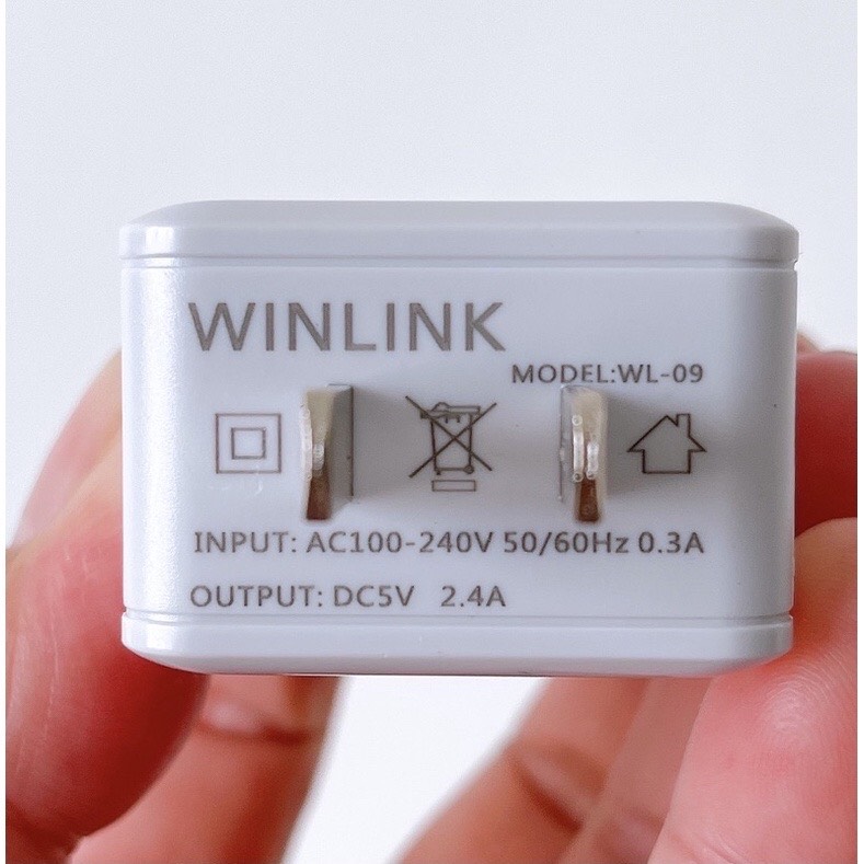 Củ sạc nhanh 2.4A Winlink - Hàng chính hãng