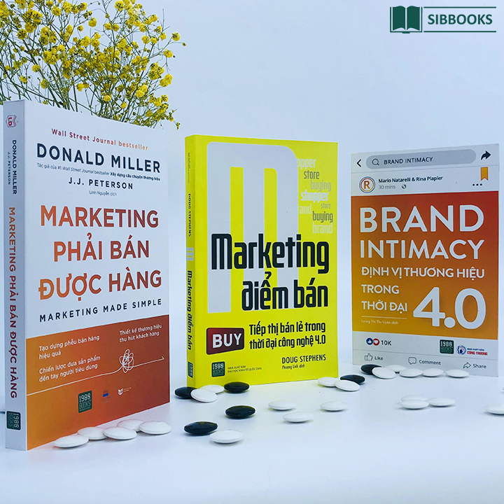 Combo 3 Cuốn Định Vị Thương Hiệu Trong Thời Đại 4.0, Marketing Phải Bán Được Hàng, Marketing Điểm Bán - Nâng Tầm Gía Doanh Nghiệp, Bán Hàng Bền Vững