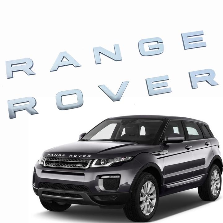 Tem Logo Chữ Nổi RANGE ROVER Dán Tráng Trí Xe