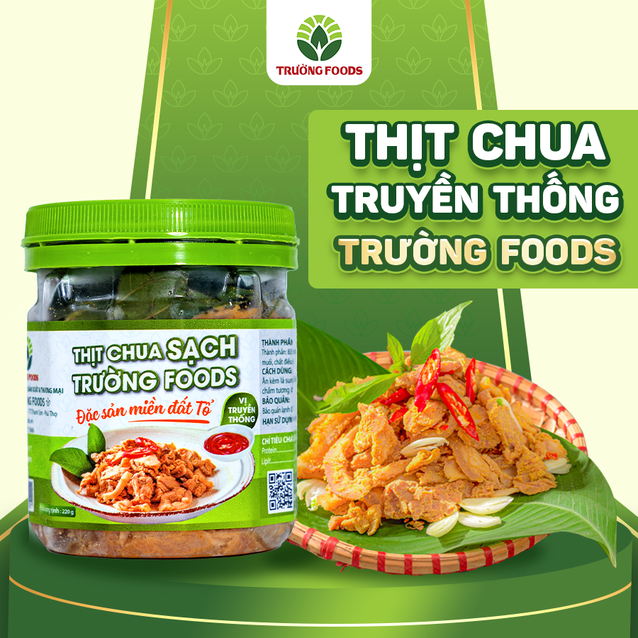 Thịt Chua Vị Truyền Thống - Thịt Chua Trường Foods 220g