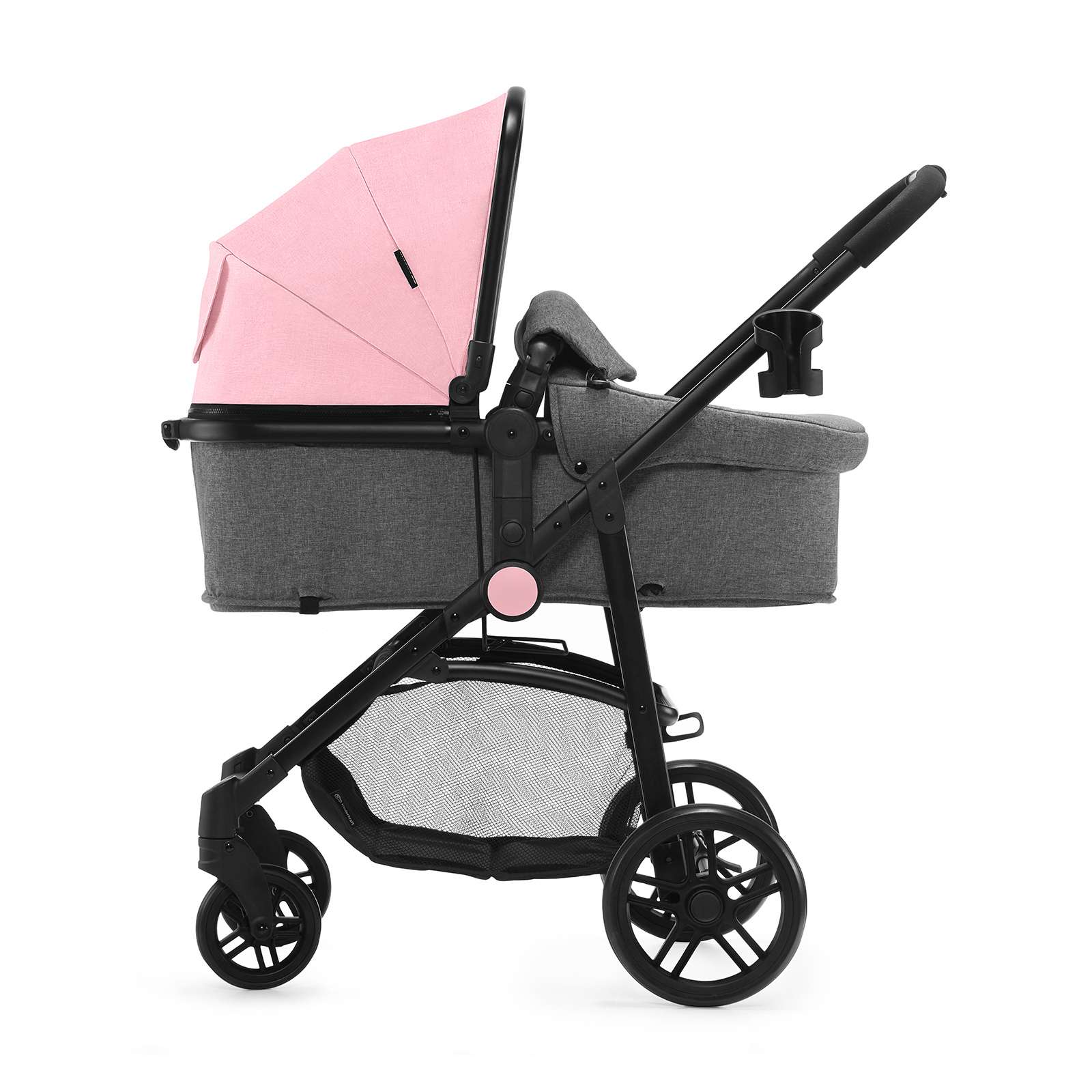Bộ xe đẩy Kinderkraft Juli 3in1 cho bé từ 0 tháng tuổi - Gồm xe đẩy, xe nôi và ghế ngồi ô tô - Chính hãng