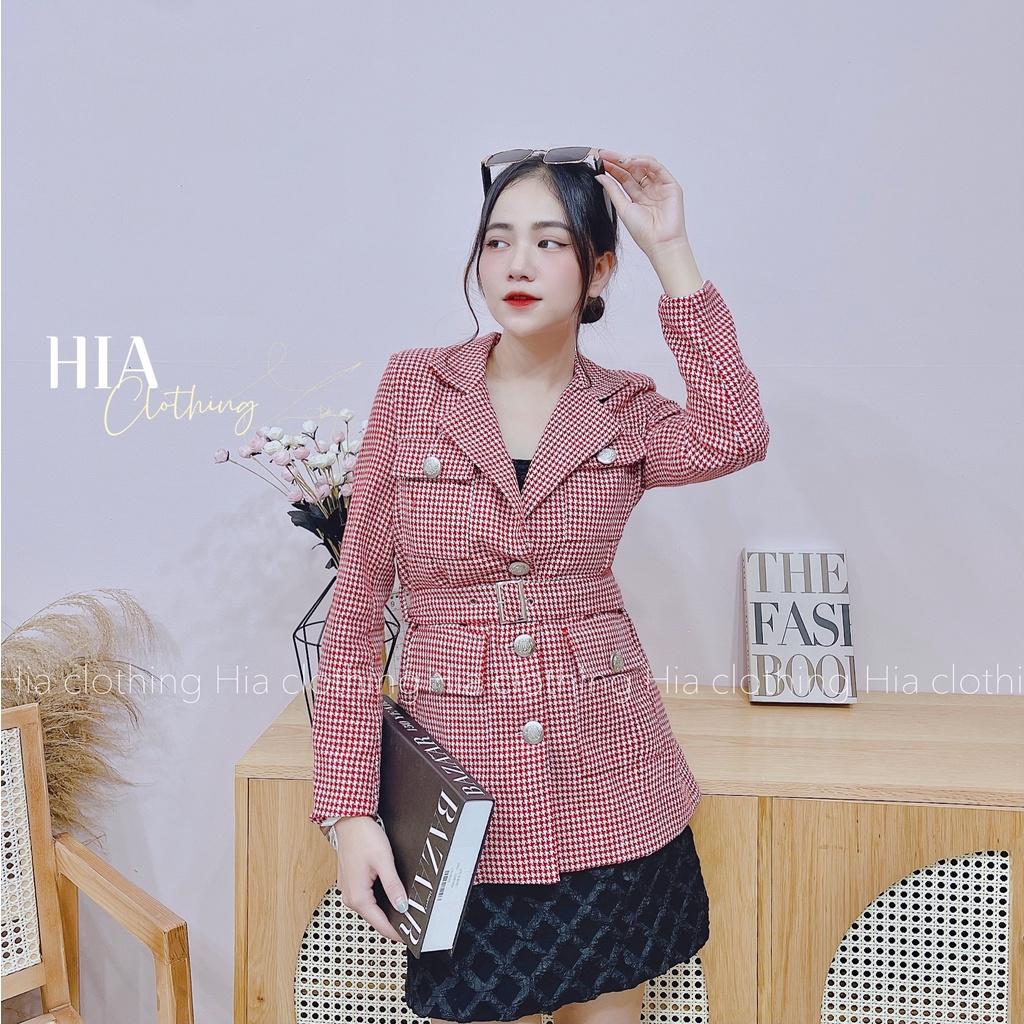 Áo Khoác Dạ Kèm Đai| Thiết Kế Độc Quyền| Chất Vải Cao Cấp HIA Clothing A386