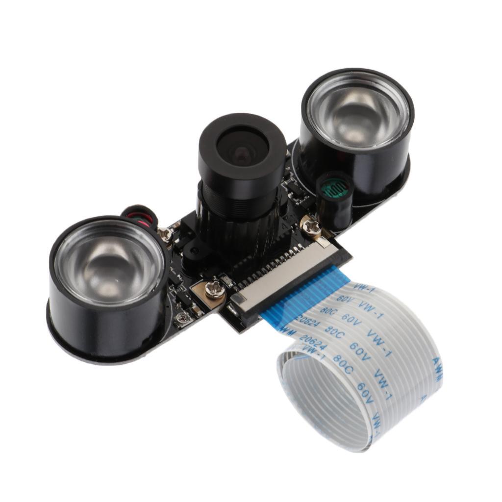 1xCamera Infrared Night Vision Adjustable-Focus Module 1080p for Raspberry Pi